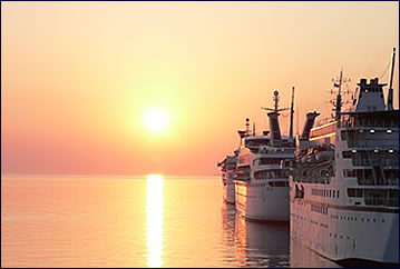 Ships in the Agean